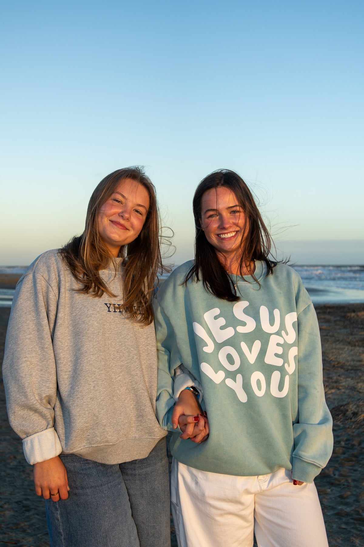 YHWH. Embroidered Mock-Neck